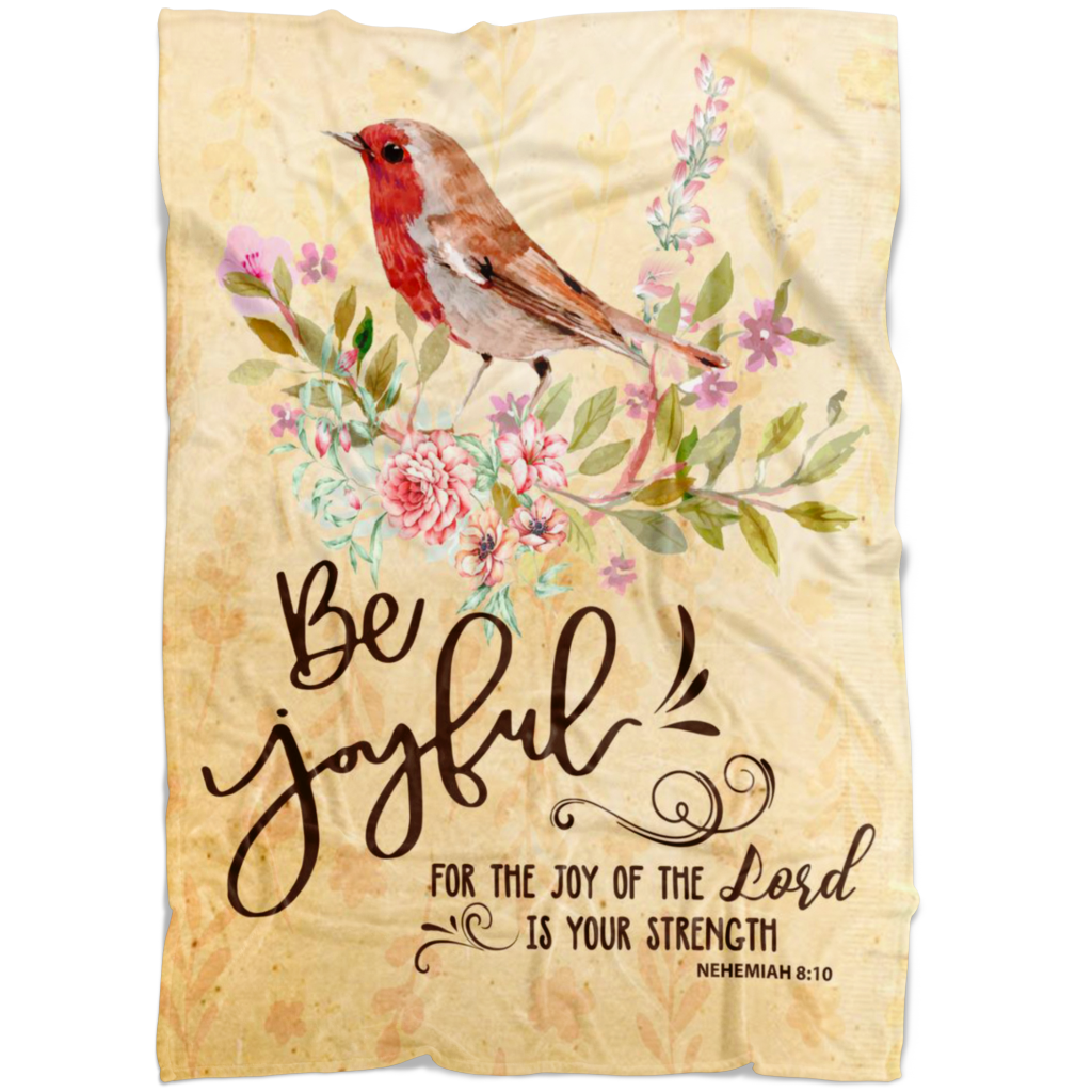 Blanket For The Joy Of The Lord Christian Fleece Blanket Quilt Bedding
