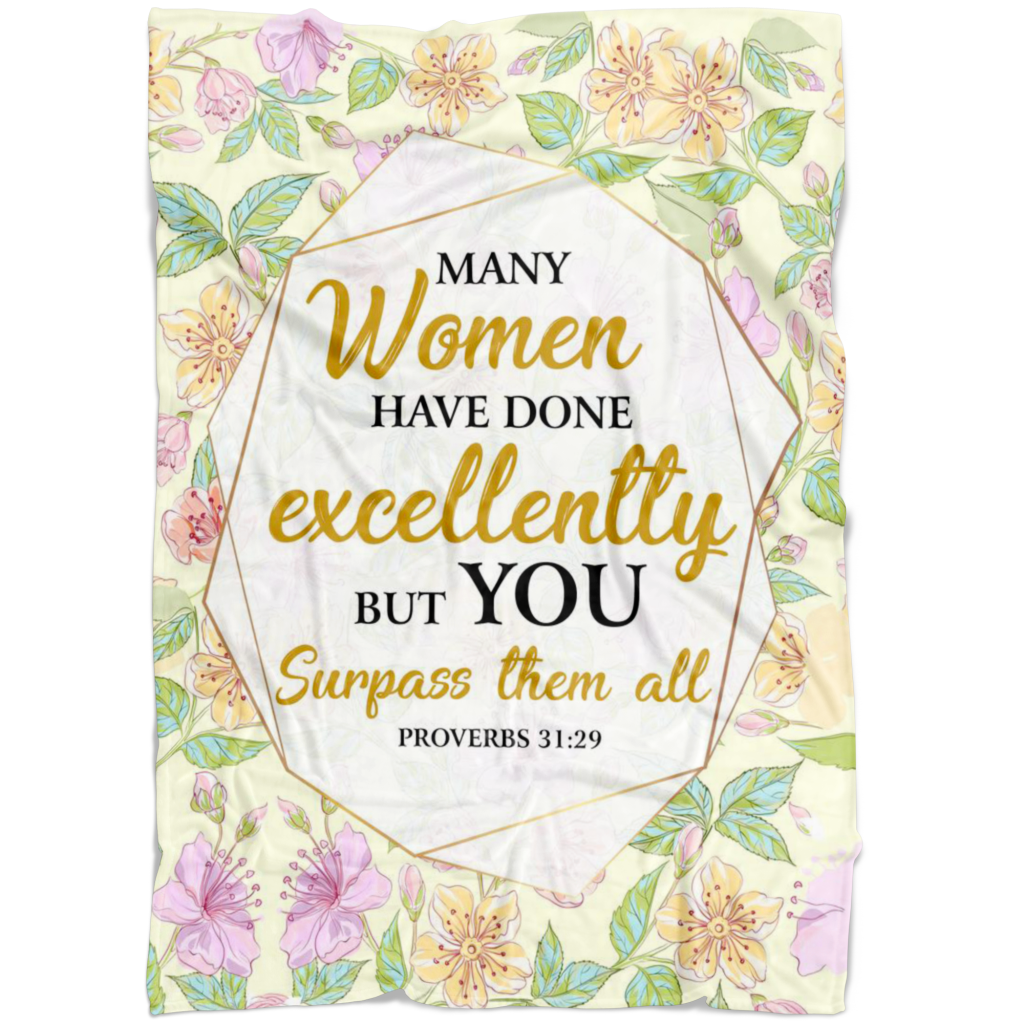 Many Women Christian Fleece Blanket Quilt Bedding