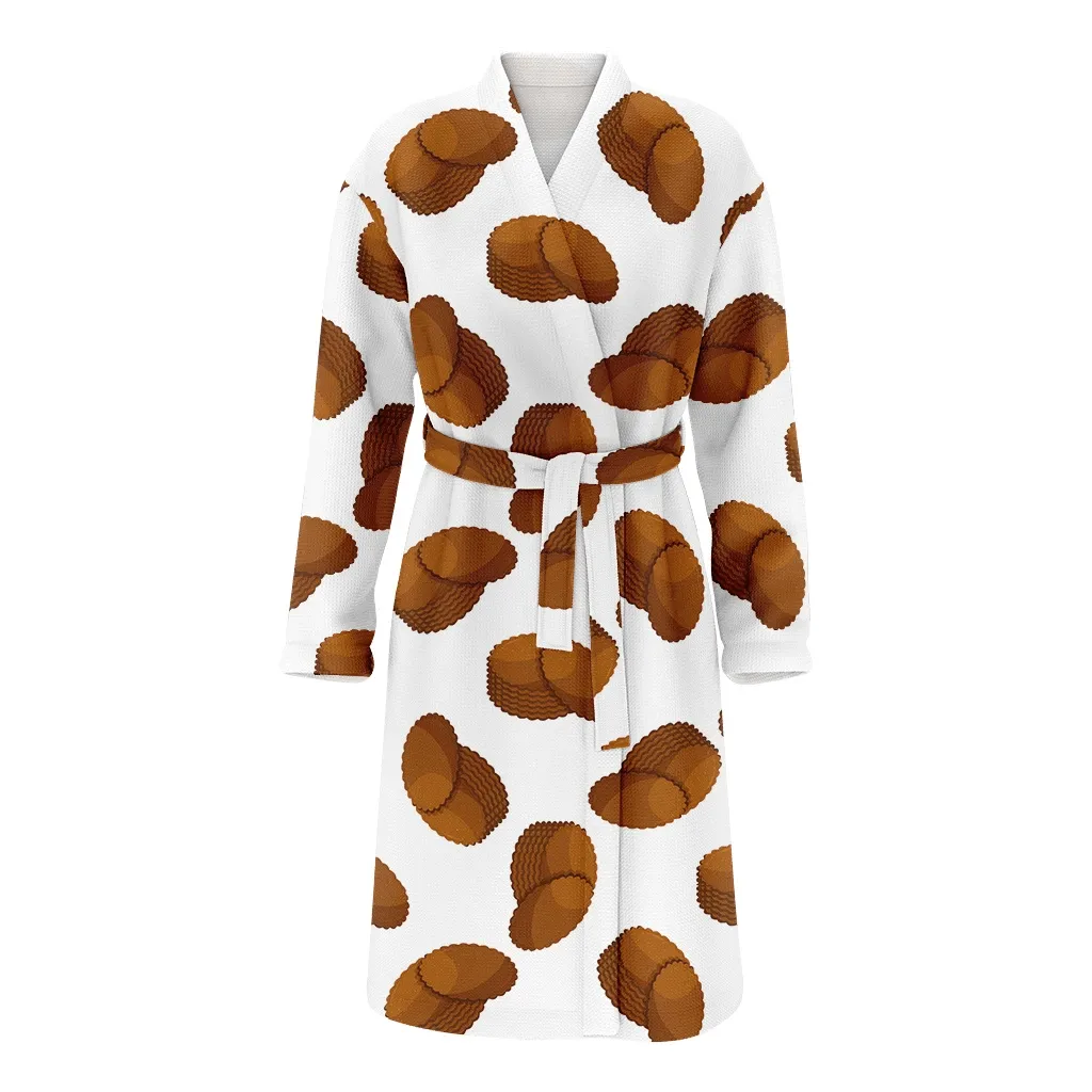 Illustrated Traditional Swedish And Scandinavian Christmas Gift Pepparkakor Family Matching Kimono Bathrobe Satin Fleece Robe
