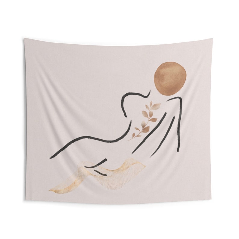 Abstract Feminine Tapestry Wall Hanging Home Decoration 59x51 79x67 93x79 Inches