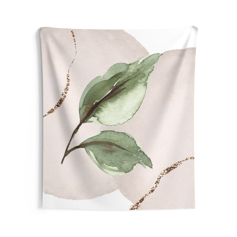 Abstract Green Leaves Wall Hanging Tapestry Home Decoration 59x51 79x67 93x79 Inches