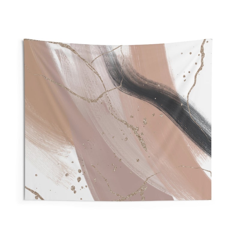 Abstract Natural Tones Tapestry Wall Hanging Home Decoration 59x51 79x67 93x79 Inches