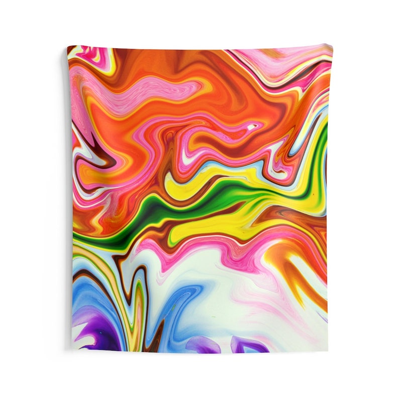 Abstract Psychedelic Swirl Tapestry Wall Hanging Home Decoration 59x51 79x67 93x79 Inches