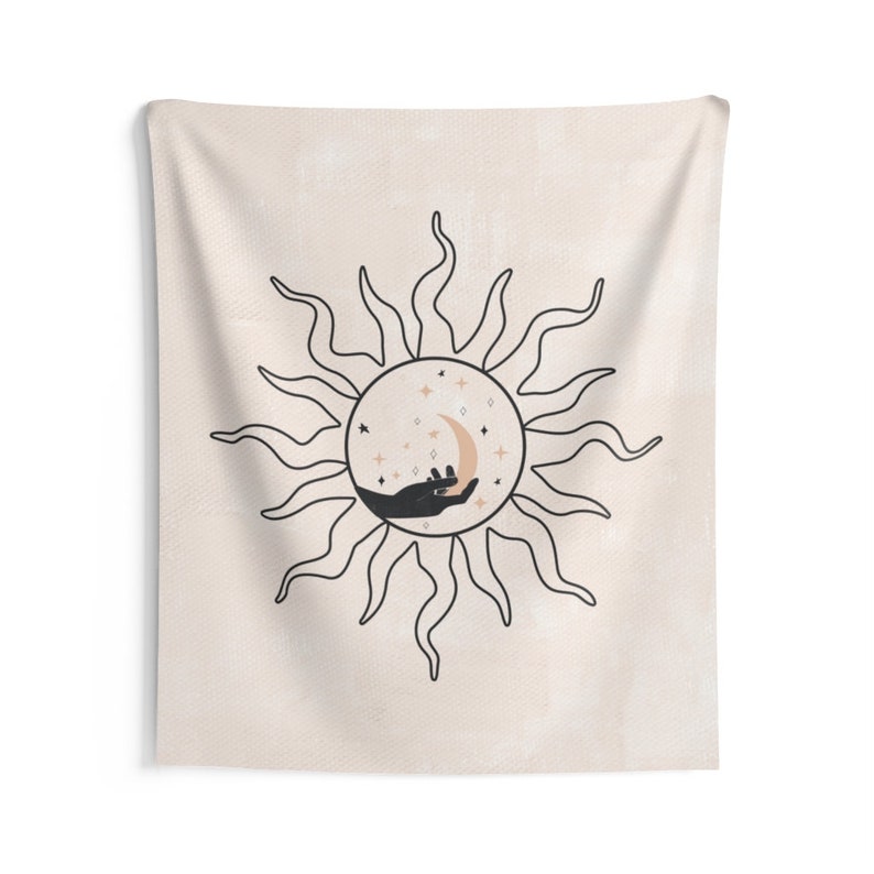 Abstract Stars Moon Sun Tapestry Wall Hanging Home Decoration 59x51 79x67 93x79 Inches