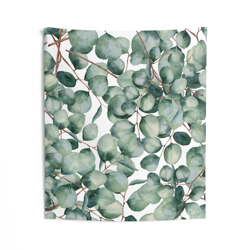 Anemone Eucalyptus Tapestry Wall Hanging Home Decoration 59x51 79x67 93x79 Inches