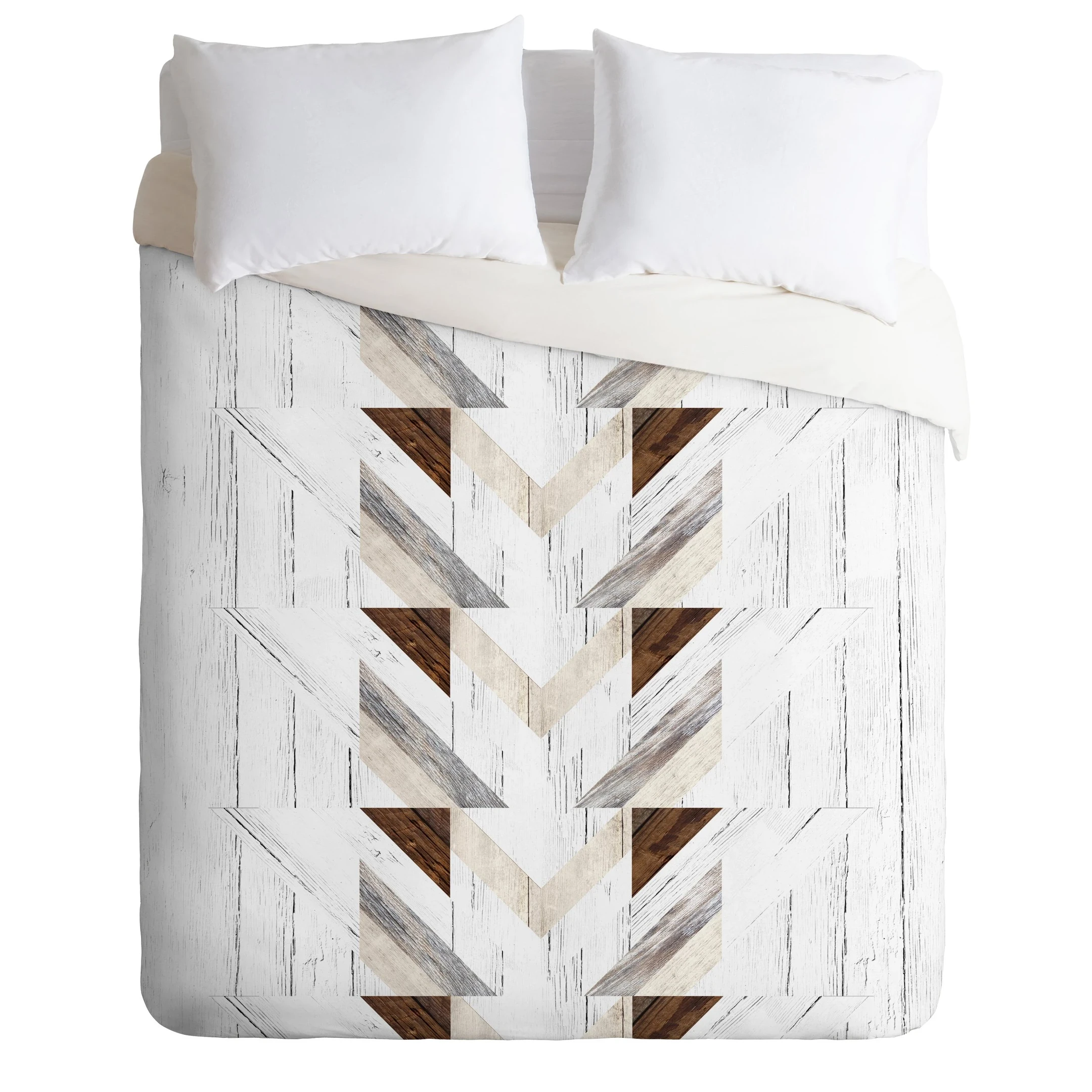 Beige And Brown Geometric Duvet Cover Bedding Set Bedroom Decor