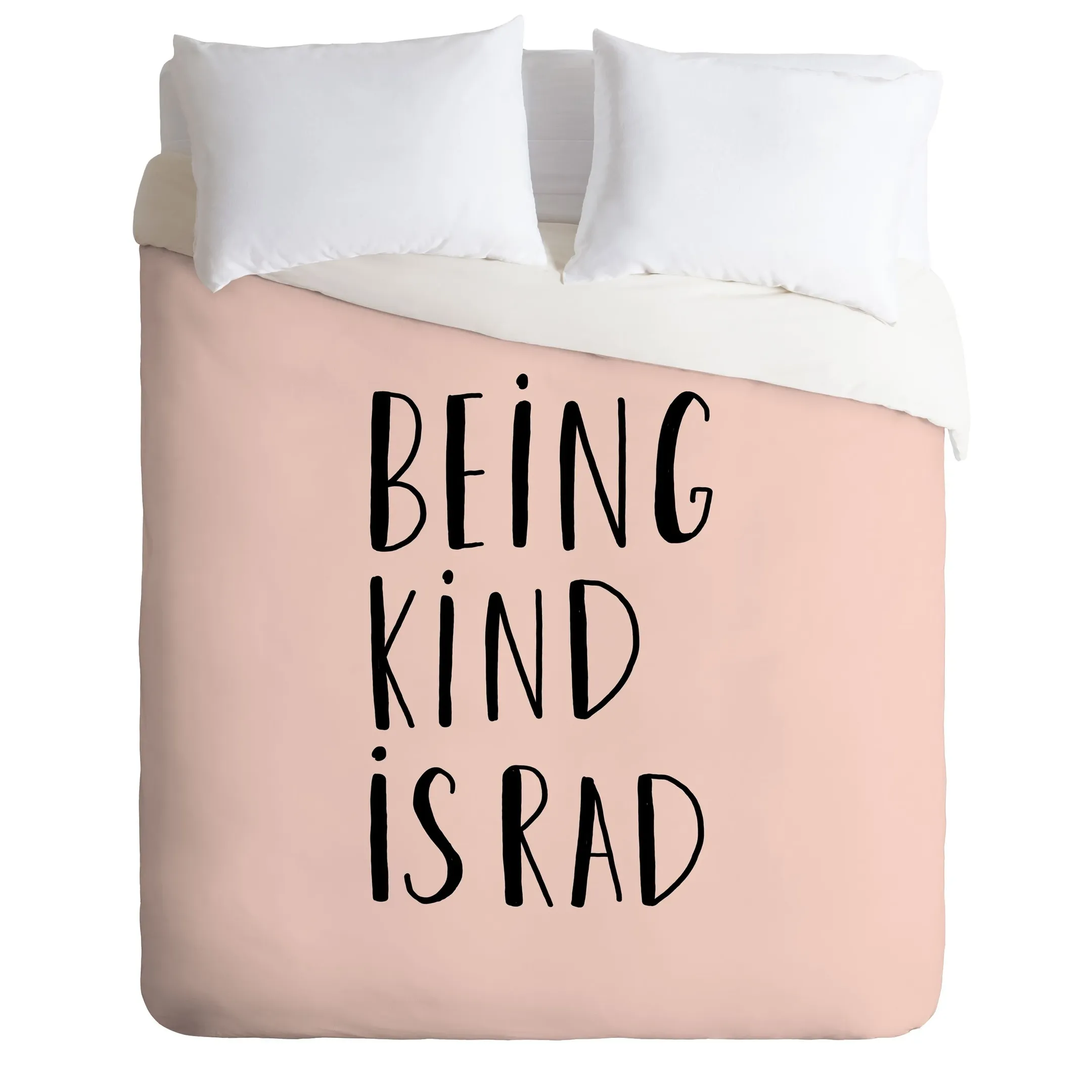 Being Kind Quote Duvet Cover Bedding Set Bedroom Decor