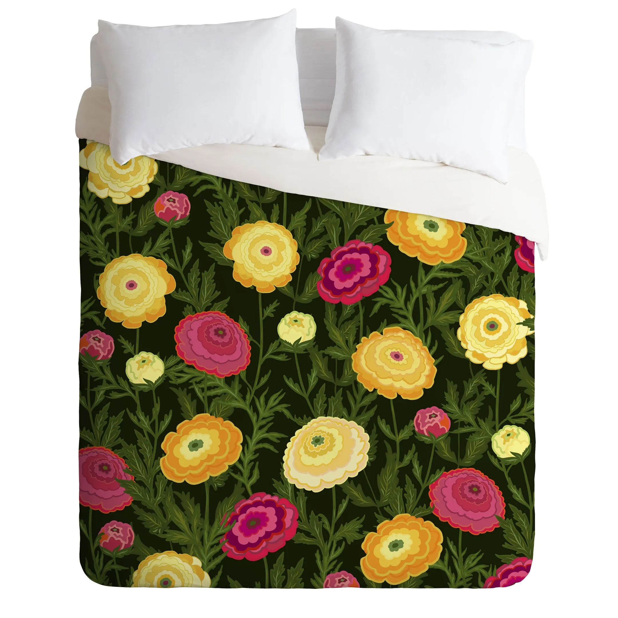 Color Flowers Duvet Cover Bedding Set Bedroom Decor