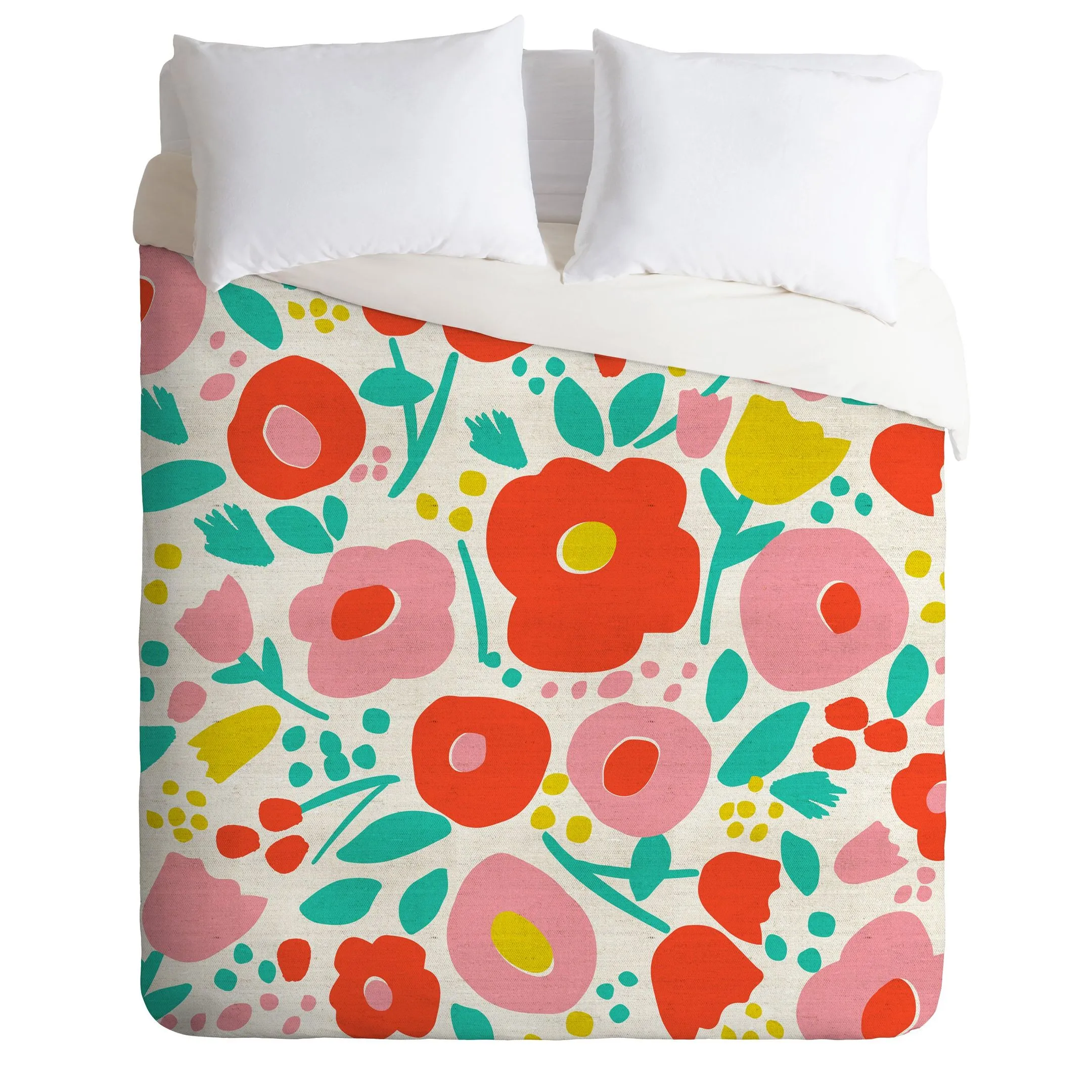 Delightful Floral In Garden Duvet Cover Bedding Set Bedroom Decor