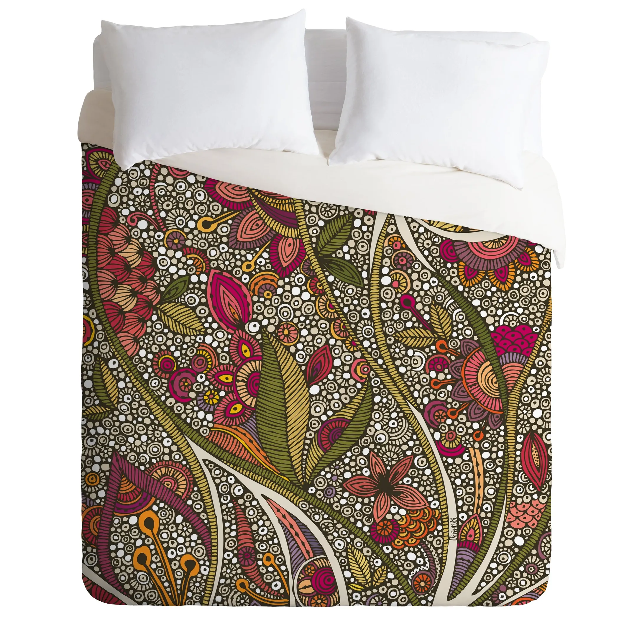 Floral Seamless Decorative Pattern Duvet Cover Bedding Set Bedroom Decor