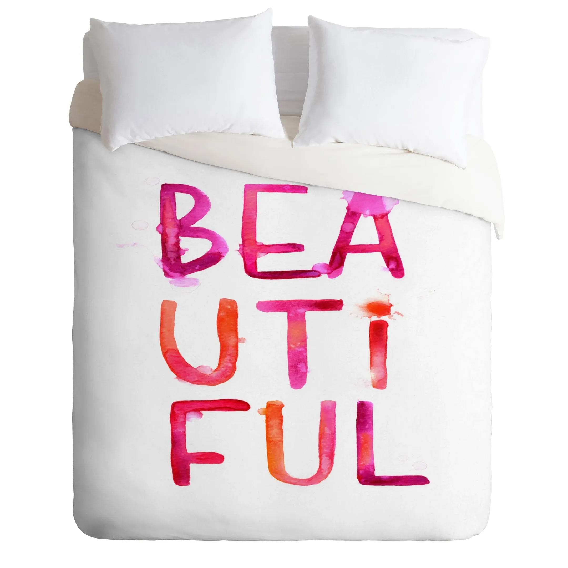 Inspire Beautiful Quote Duvet Cover Bedding Set Bedroom Decor