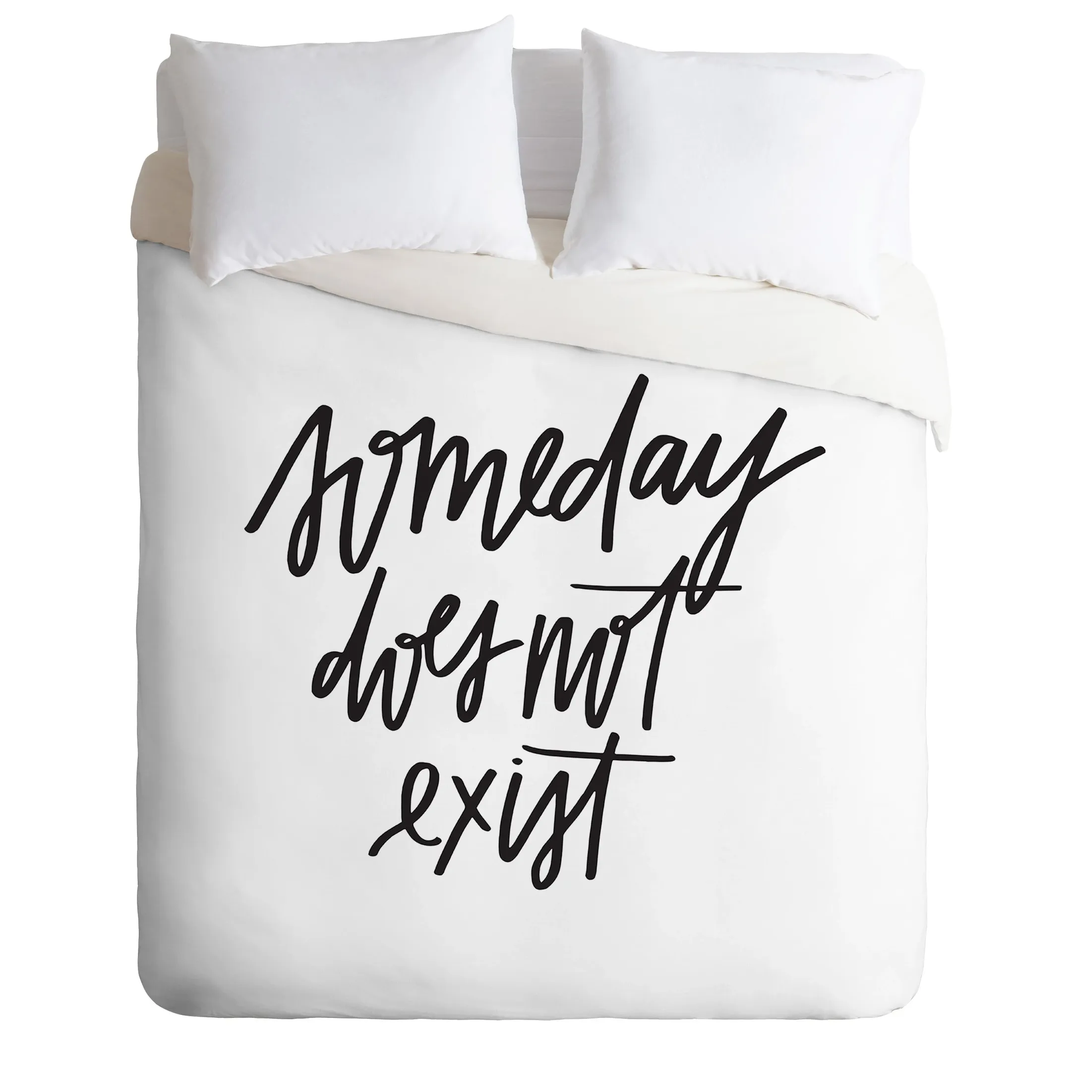 Motivational Quote Minimal Duvet Cover Bedding Set Bedroom Decor