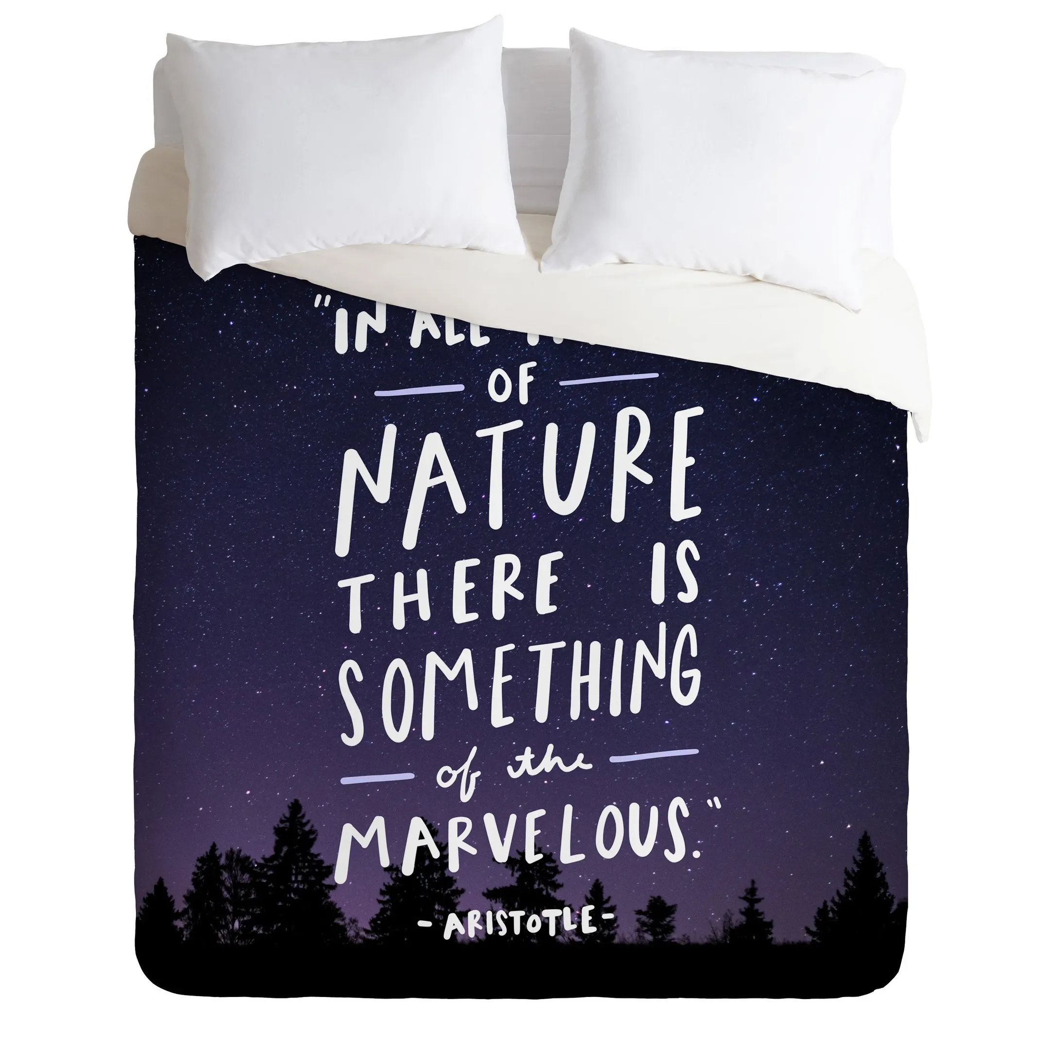 Nature Inspire Quote Duvet Cover Bedding Set Bedroom Decor