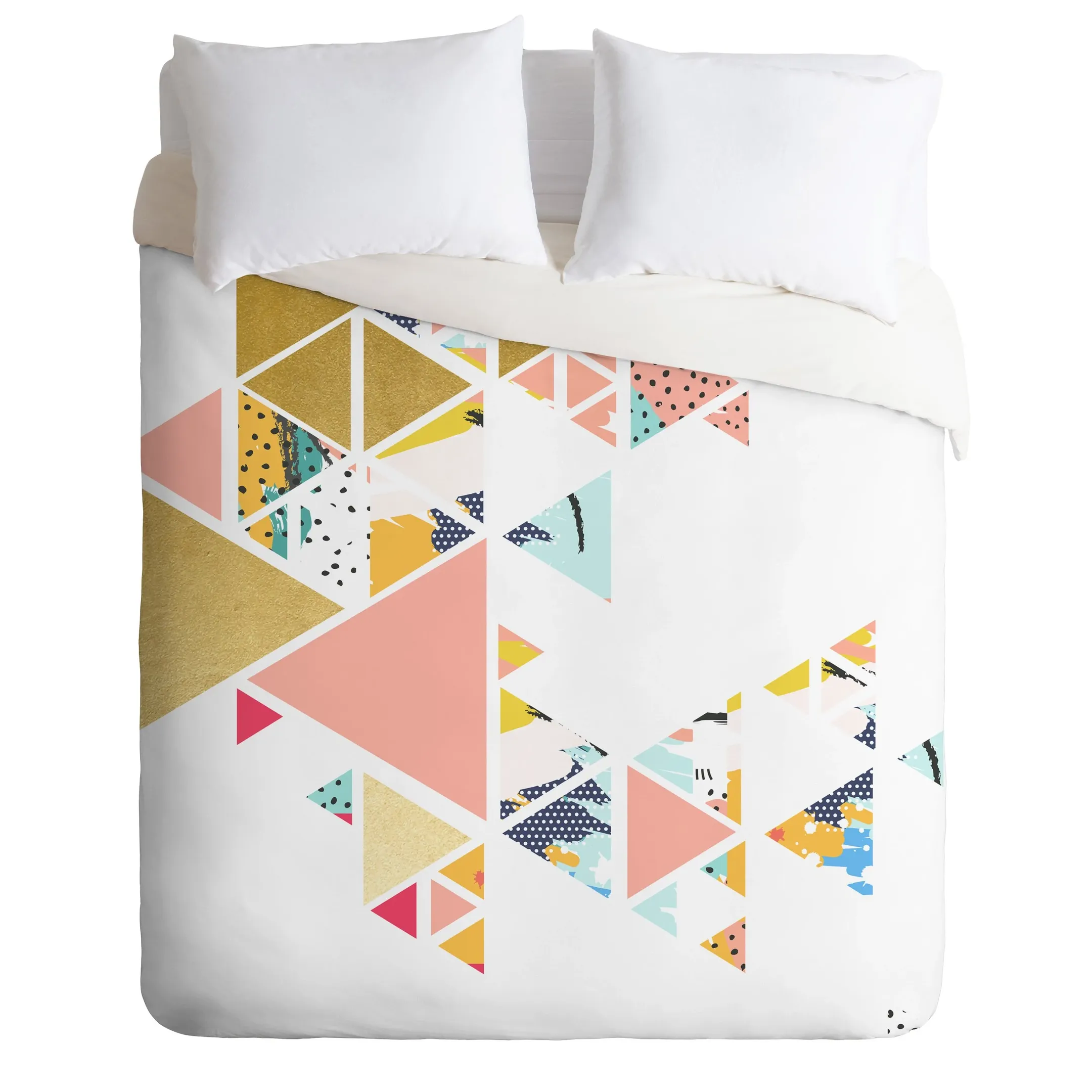 Pastel Color Geometric Abstraction Duvet Cover Bedding Set Bedroom Decor