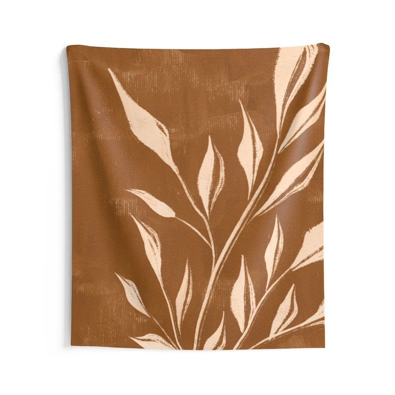 Beige Leaves Tapestry Wall Hanging Home Decoration 59x51 79x67 93x79 Inches