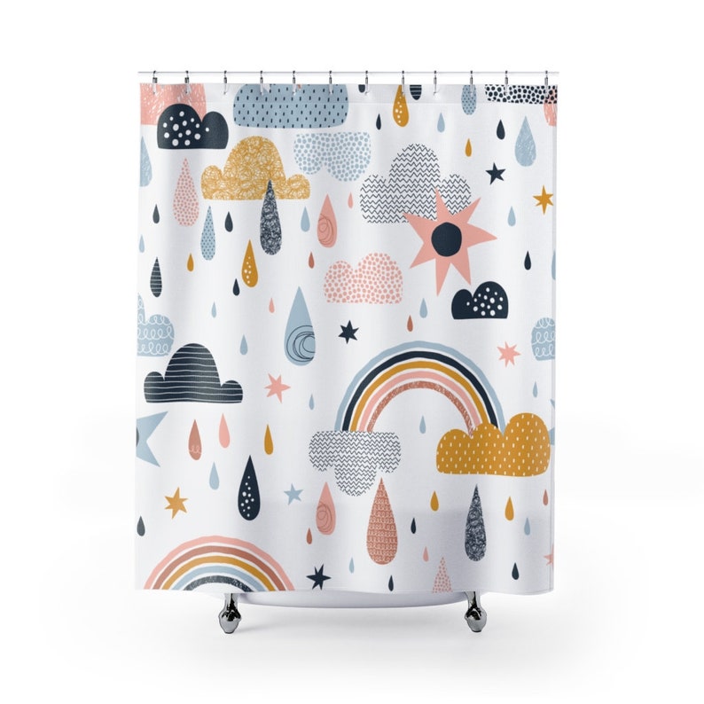Boho Shower Curtain Kids Bathroom Decor Home Decoration 35x71 47x71 59x71 65x71 71x71 71x79 Inches