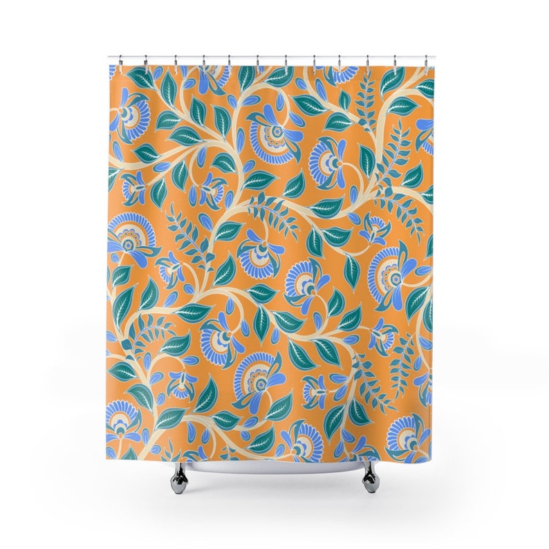 Boho Shower Curtain Mustard Yellow Bathroom Decor Home Decoration 35x71 47x71 59x71 65x71 71x71 71x79 Inches