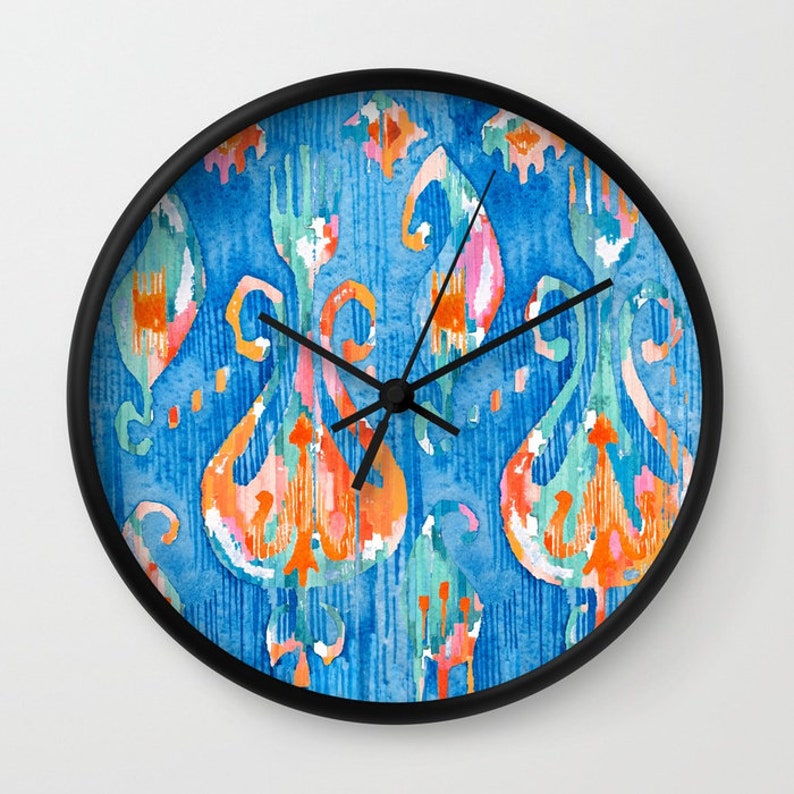 Boho Wall Clock Gift For Home Decoration 12 X 12 Inches