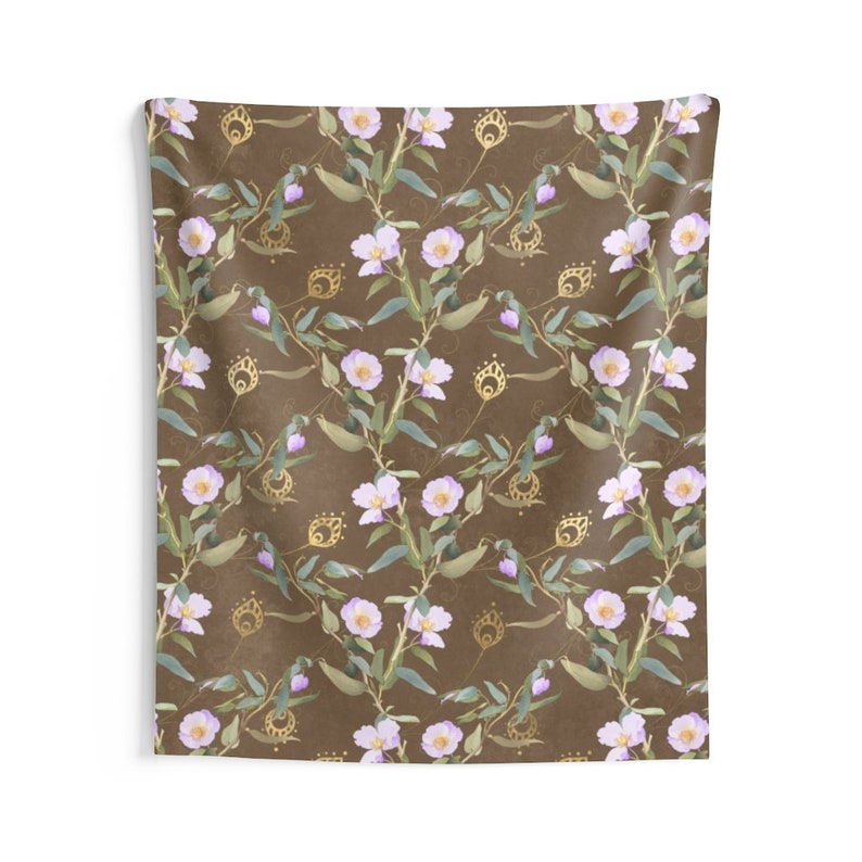 Botanical Florals Tapestry Wall Hanging Home Decoration 59x51 79x67 93x79 Inches