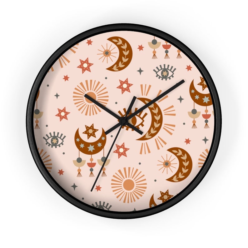 Celestial Galaxy Wall Clock Gift For Home Decoration 12 X 12 Inches