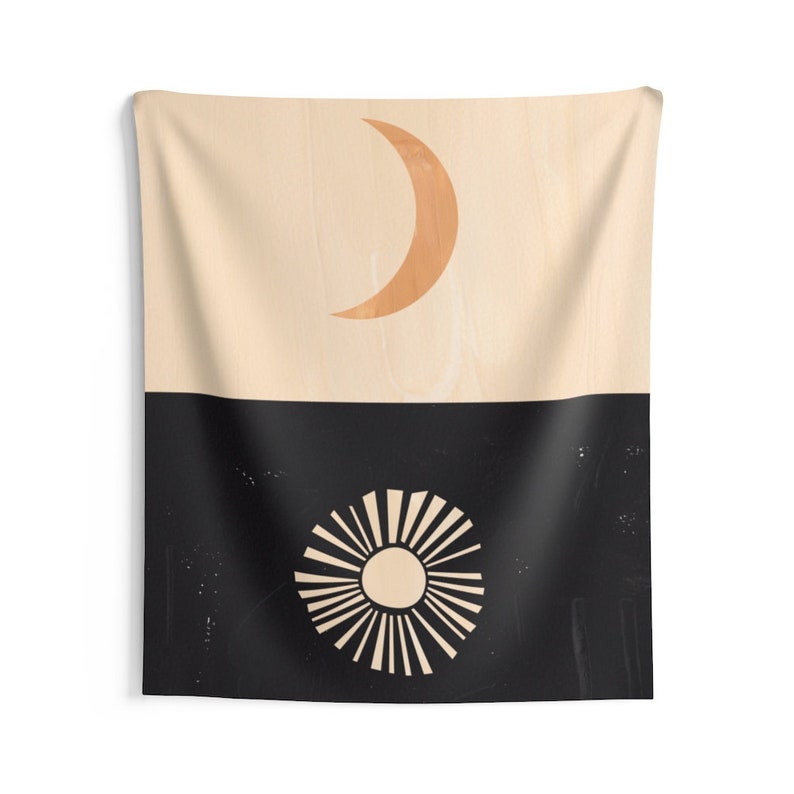 Celestial Moon Sun Tapestry Wall Hanging Home Decoration 59x51 79x67 93x79 Inches