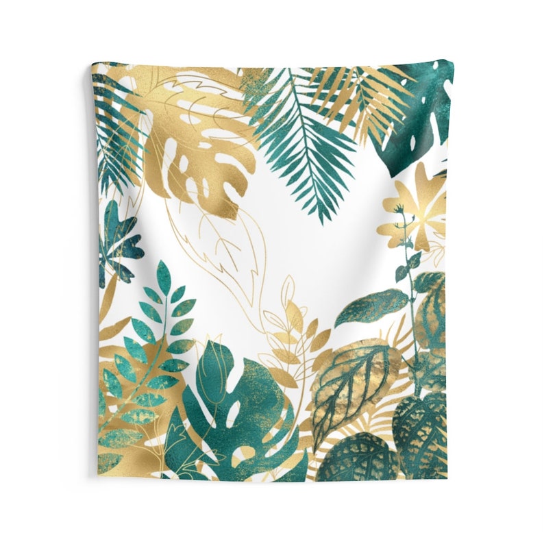 Fancy Monstera Leaves Tapestry Wall Hanging Home Decoration 59x51 79x67 93x79 Inches