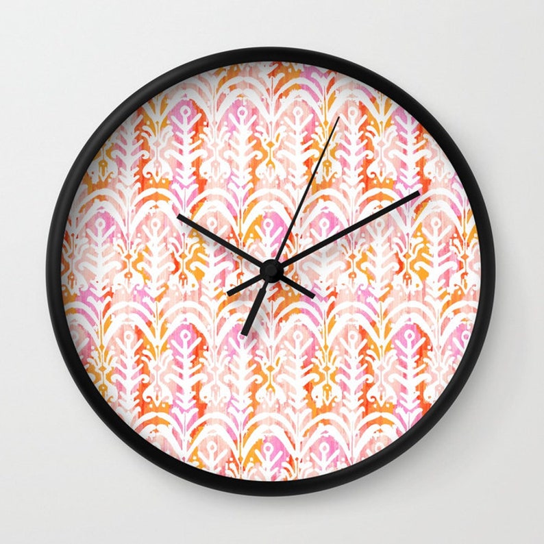 Girls Office Decor Boho Wall Clock Gift For Home Decoration 12 X 12 Inches