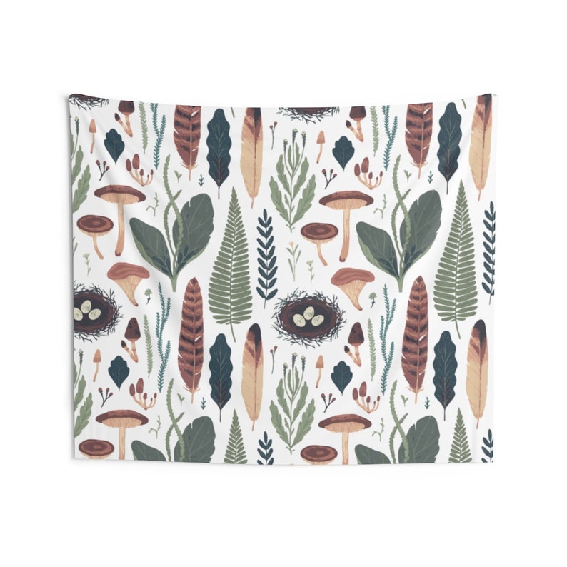 Mushrooms Boho Tapestry Wall Hanging Home Decoration 59x51 79x67 93x79 Inches,