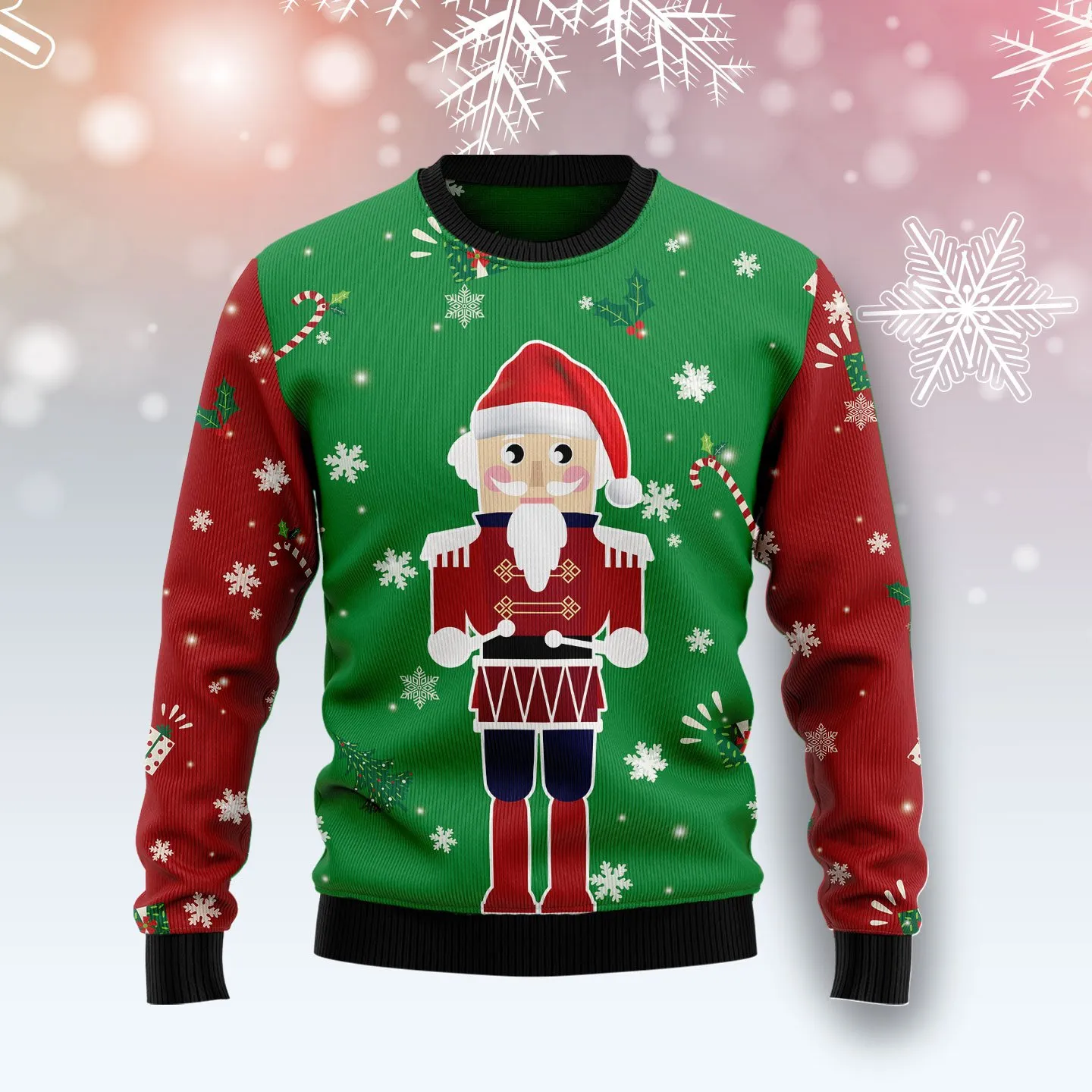 Christmas Ugly Sweater Amazing Nutcracker Funny Unisex Sweater Gift