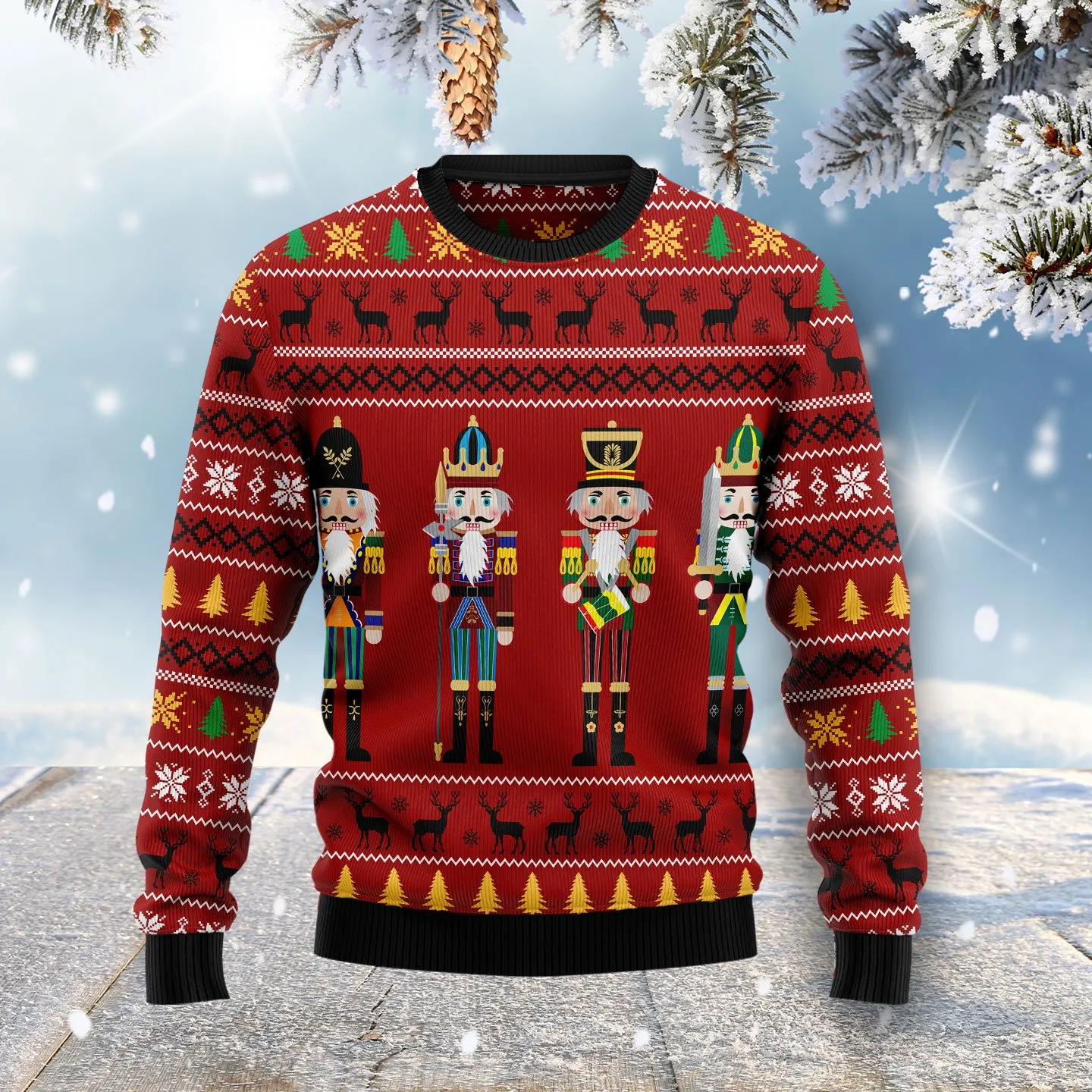 Christmas Ugly Sweater The Nutcracker Funny Unisex Sweater Gift