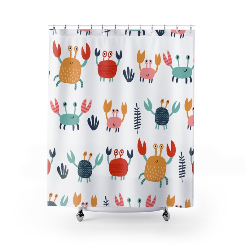 Ocean Shower Curtain Kids Bathroom Decor Home Decoration 35x71 47x71 59x71 65x71 71x71 71x79 Inches