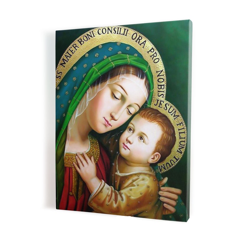 Our Lady Of Good Counsel Jesus Christ Wall Art Gift For Home Decoration 8x10 8x12 12x18 16x24 20x30 24x36 Inches