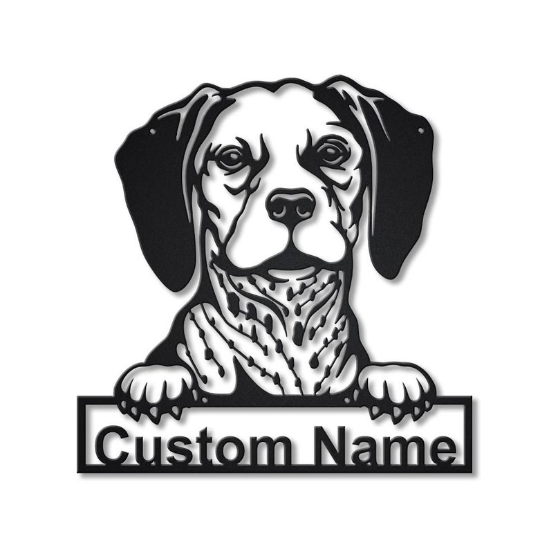 Personalized Belgian Brakk Dog Metal Sign Wall Art For Home Decoration 8x8 12x12 14x14 18x18 24x24 Inches