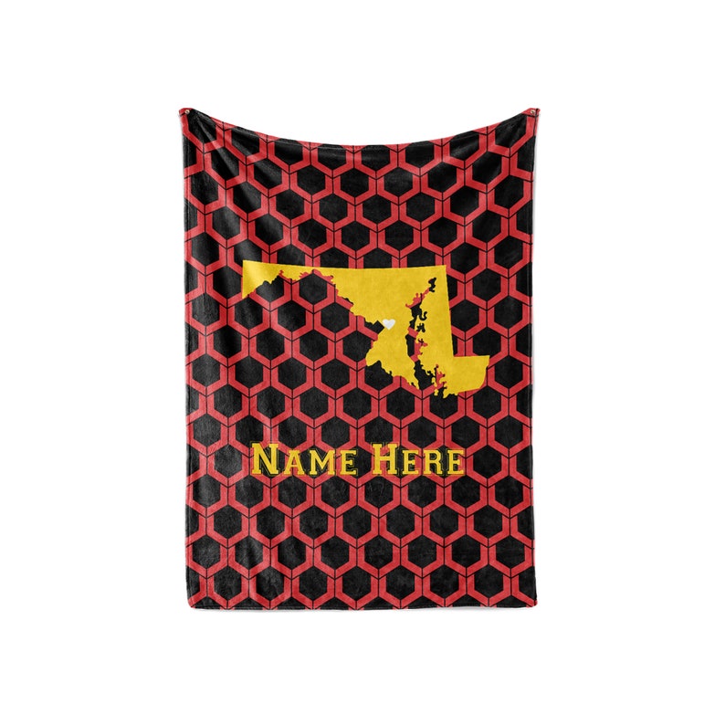 Personalized Blanket College Park Map Fleece Blankets Quilt Bedding State Pride Collection