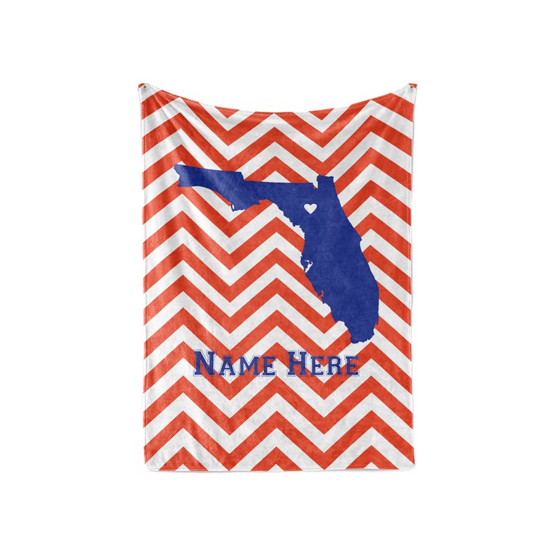 Personalized Blanket Gainesville Map Fleece Blankets Quilt Bedding State Pride Collection