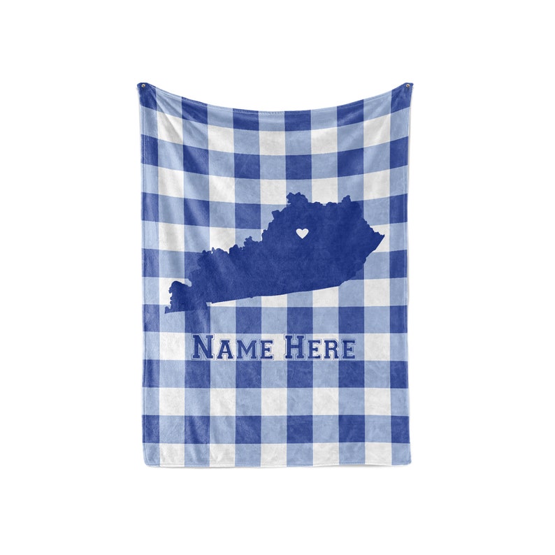 Personalized Blanket Lexington Map Fleece Blankets Quilt Bedding State Pride Collection