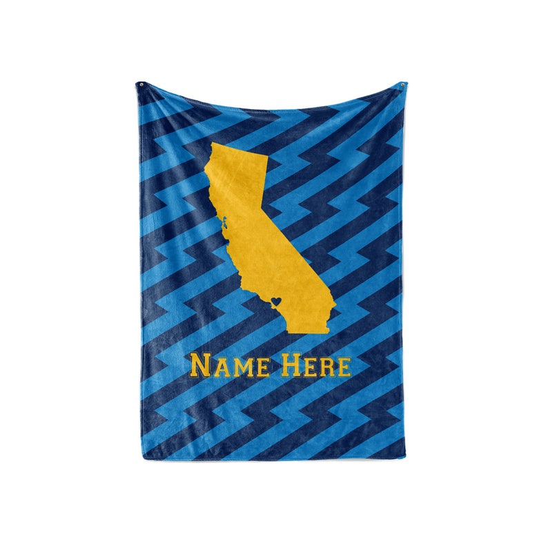 Personalized Blanket Los Angeles Map Fleece Blankets Quilt Bedding State Pride Collection
