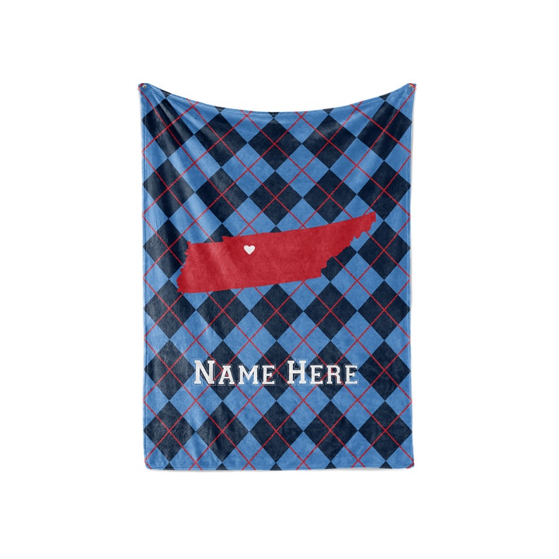 Personalized Blanket Nashville Map Fleece Blankets Quilt Bedding State Pride Collection