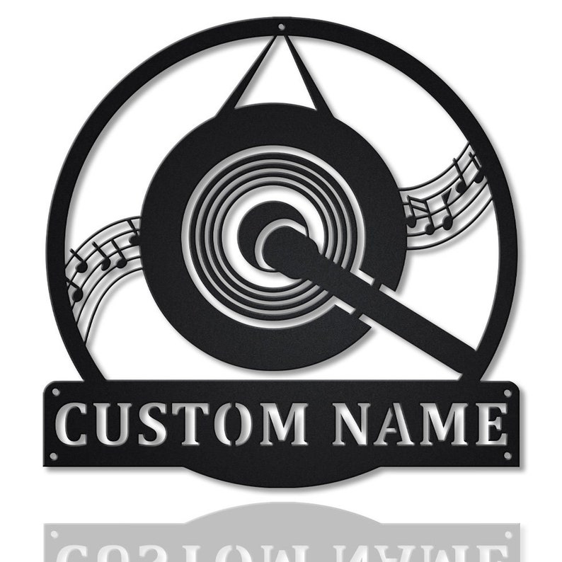 Personalized Gong Metal Sign Wall Art For Home Decoration 8x8 12x12 14x14 18x18 24x24 Inches
