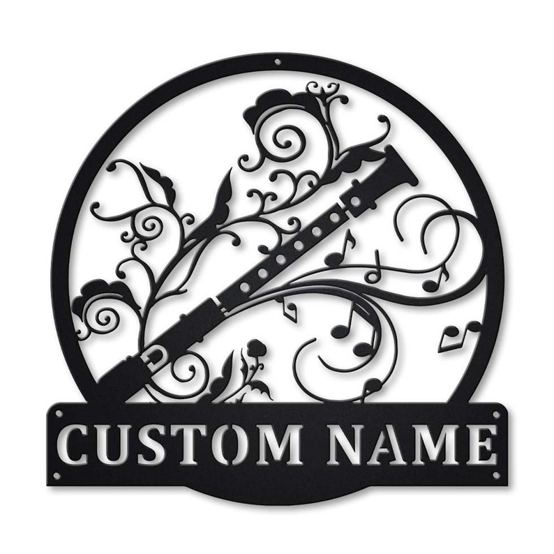 Personalized Recorder Monogram Metal Sign Wall Art For Home Decoration 8x8 12x12 14x14 18x18 24x24 Inches