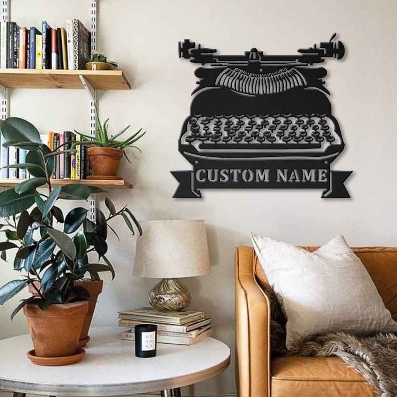 Simple Sign Basic Custom Wall Art Typewriter Style Custom Signs