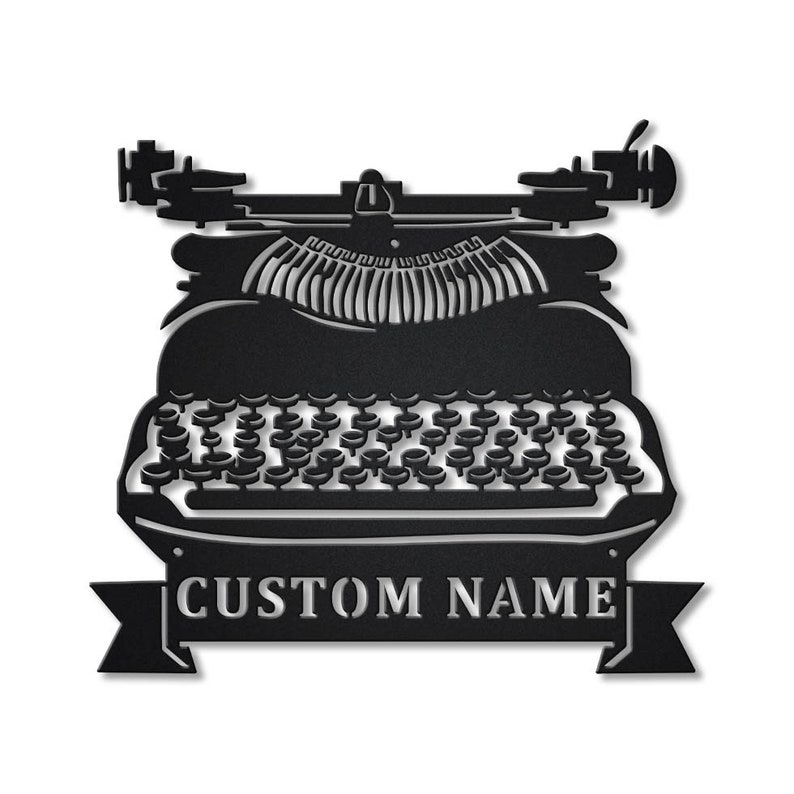 Simple Sign Basic Custom Wall Art Typewriter Style Custom Signs