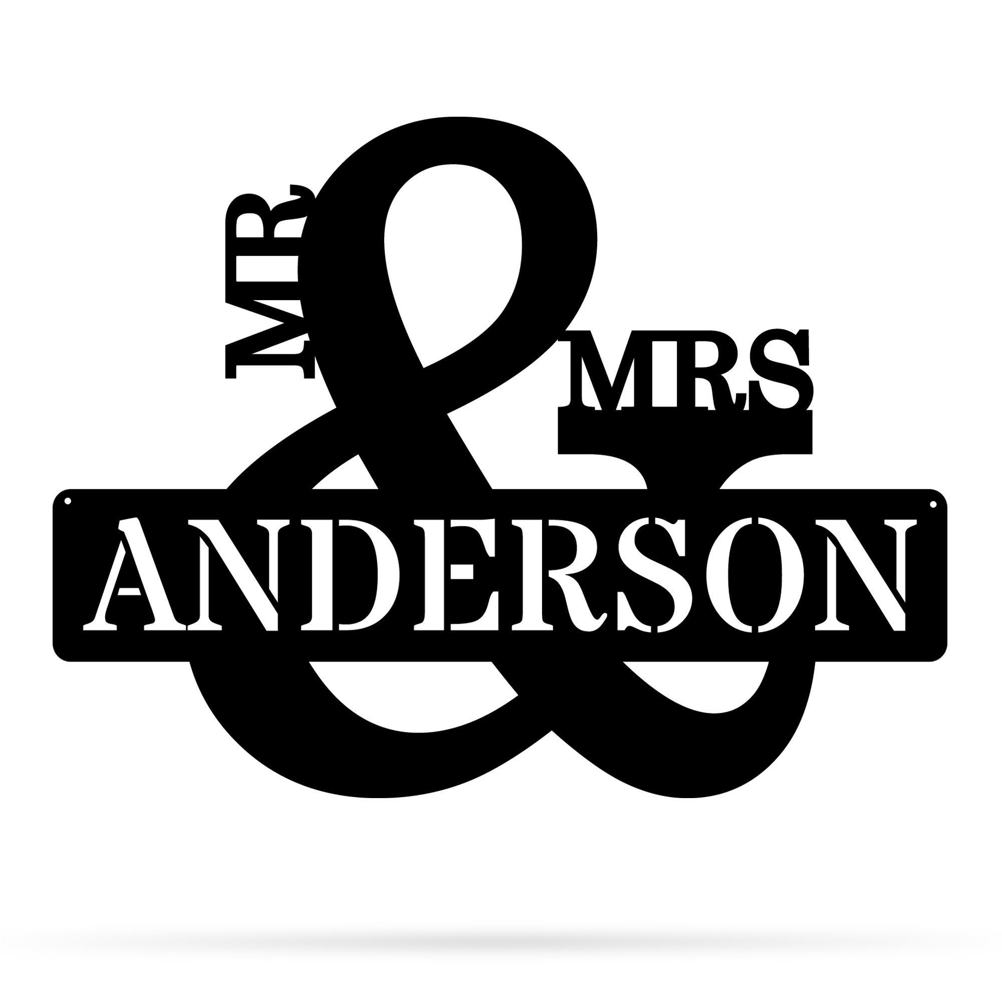Personalized Wife Husband Metal Sign Custom Name Wall Art For Home Decoration 8×8 10×10 12×12 14×14 18×18 24×24 Inches