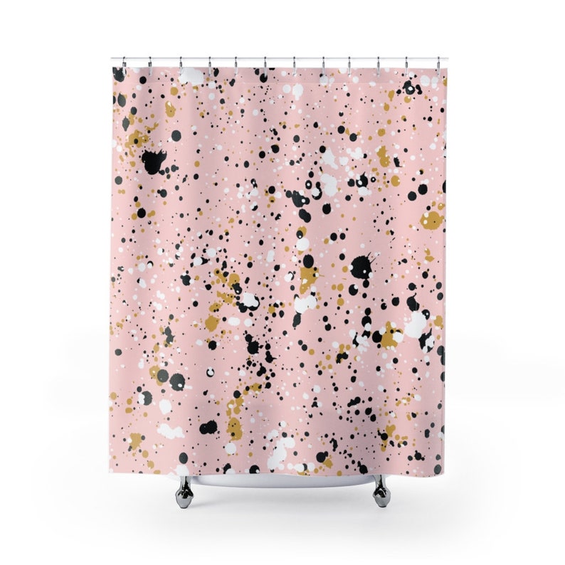 Pink Shower Curtain Pink Modern Bathroom Decor Home Decoration 35x71 47x71 59x71 65x71 71x71 71x79 Inches