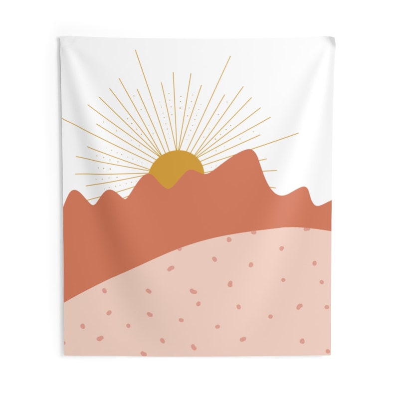 Sunrise Landscape Abstract Tapestry Wall Hanging Home Decoration 59x51 79x67 93x79 Inches