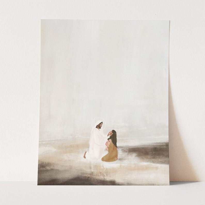 Where Can I Turn For Peace Jesus Christ Wall Art Gift For Home Decoration 8x10 8x12 12x18 16x24 20x30 24x36 Inches