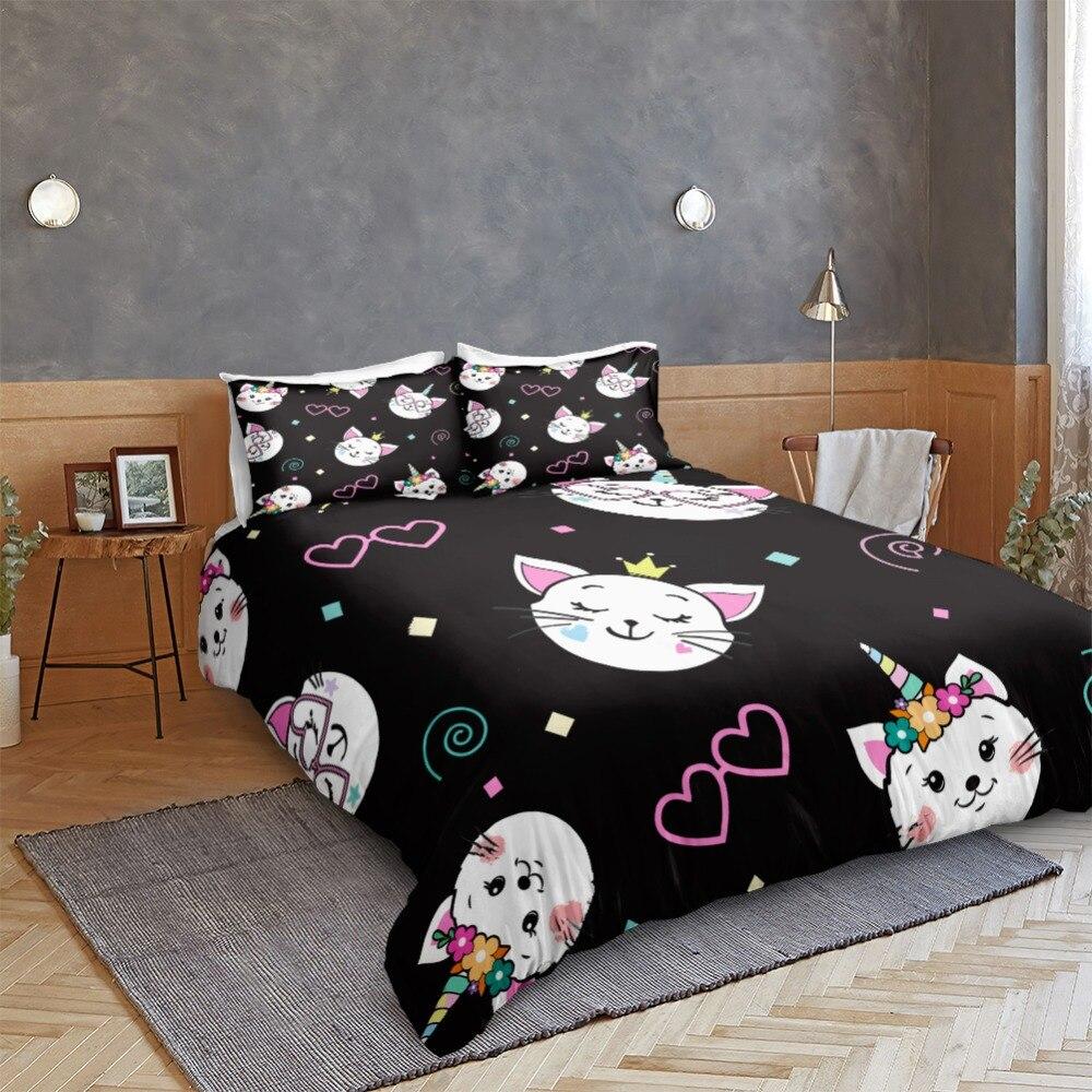 pusheen king size bedding