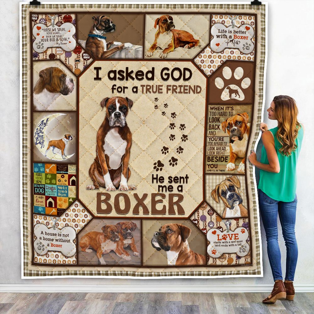 boxer dog blanket