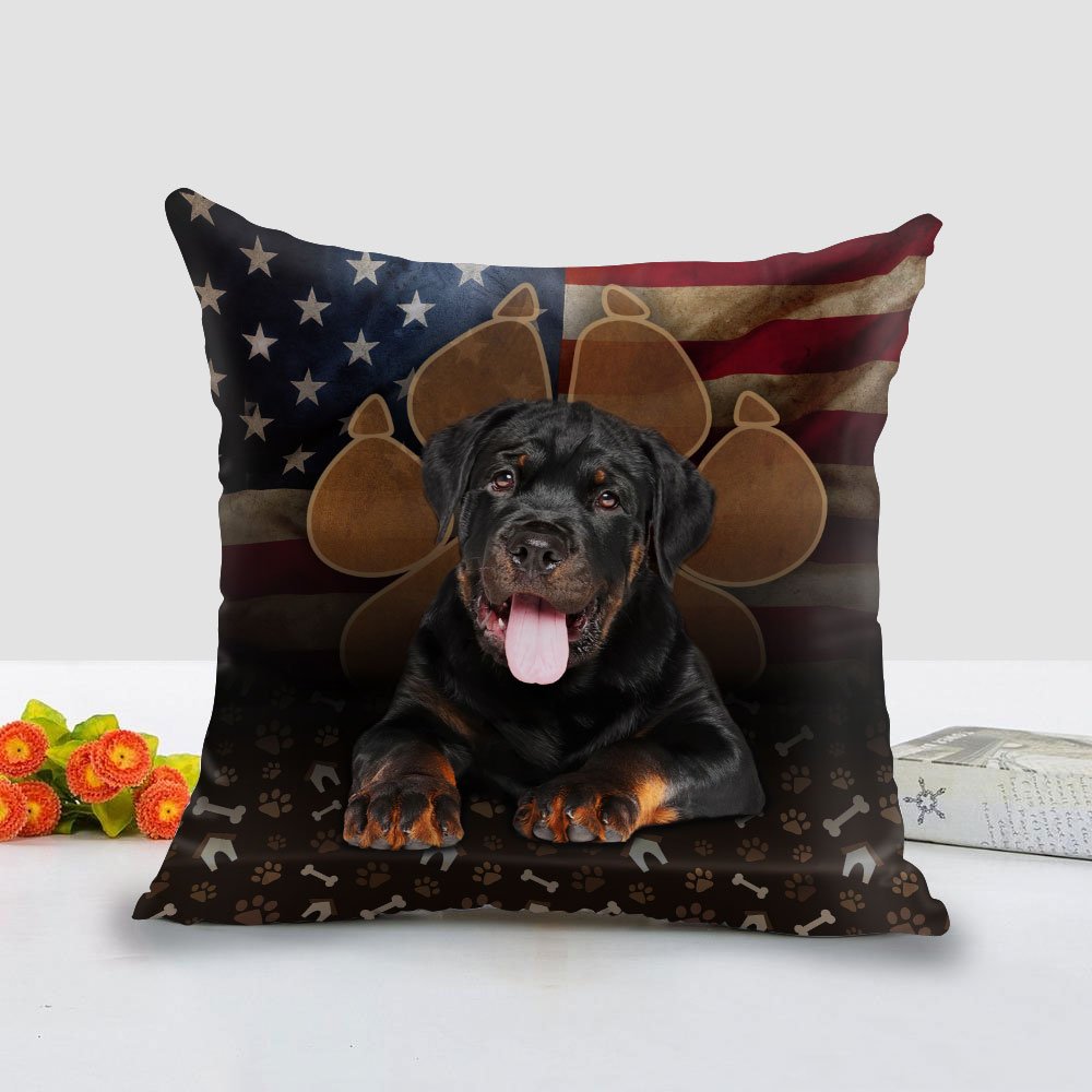 rottweiler pillow