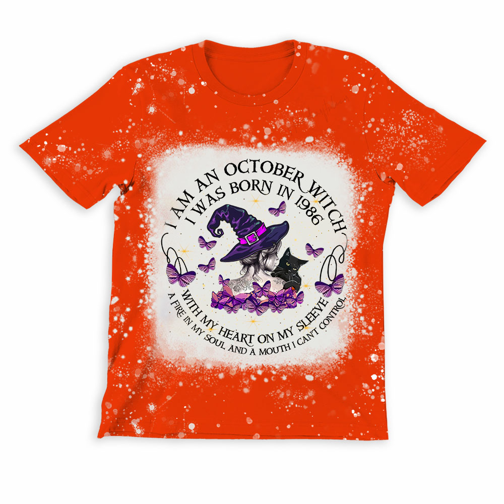 witchy woman bleached sweatshirt